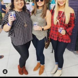 For the Republic plaid top